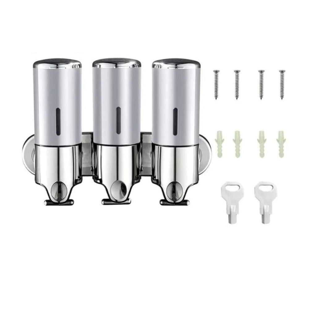 Moderne Wandzeepdispenser van RVS - Minimalistisch Accessoire voor de Badkamer