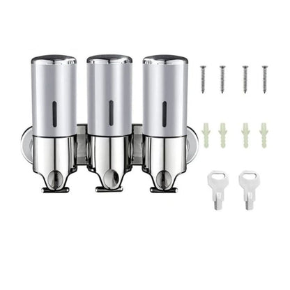 Moderne Wandzeepdispenser van RVS - Minimalistisch Accessoire voor de Badkamer