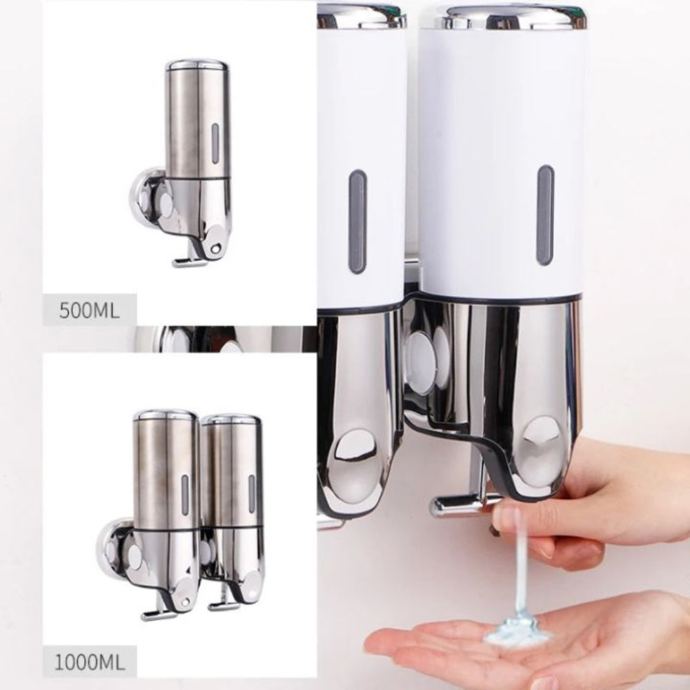 Moderne Wandzeepdispenser van RVS - Minimalistisch Accessoire voor de Badkamer