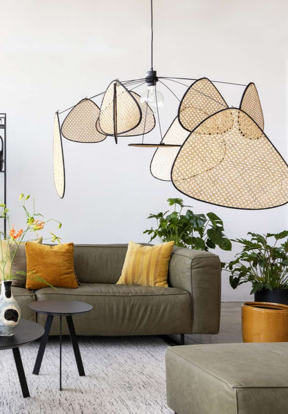 Riviera Rotan Hanglamp – Natuurlijke Warmte en Organisch Design