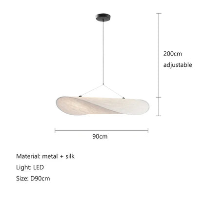 LumaVela Handgemaakte Organische Hanglamp – Design Verlichting van Textiel