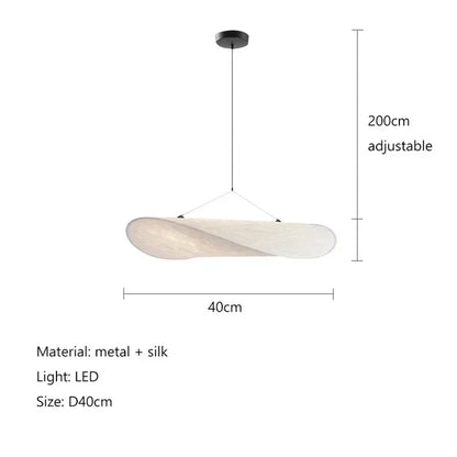 LumaVela Handgemaakte Organische Hanglamp – Design Verlichting van Textiel
