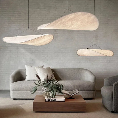 LumaVela Handgemaakte Organische Hanglamp – Design Verlichting van Textiel