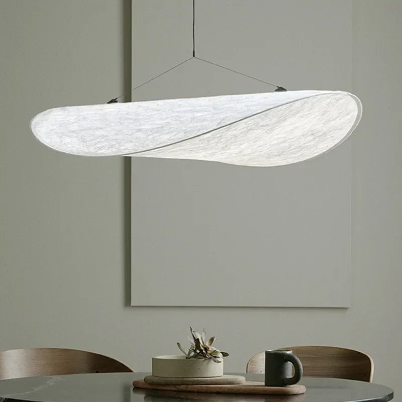 LumaVela Handgemaakte Organische Hanglamp – Design Verlichting van Textiel