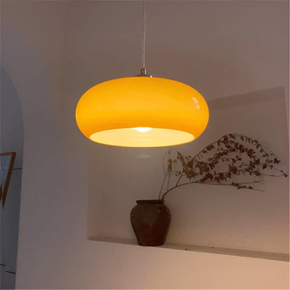 Eloura Glazen Hanglamp – Retro LED Hanglamp in Scandinavische Stijl met Dimbaar Licht