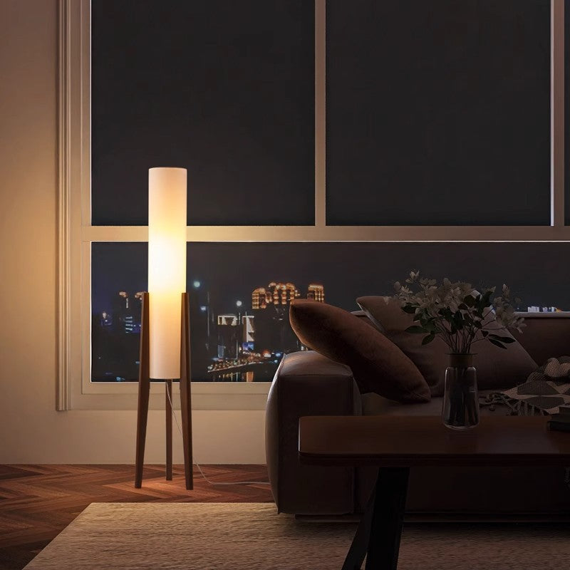 WabiSabi | Elegant Traditional Wooden Floor Lamp 4