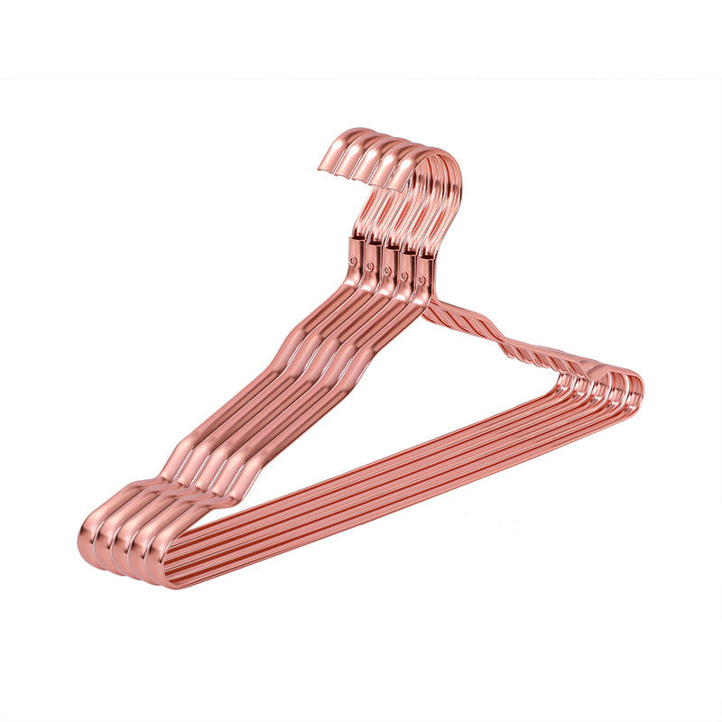 Kleerhangers – Messingkleurig Metaal (Set van 5)