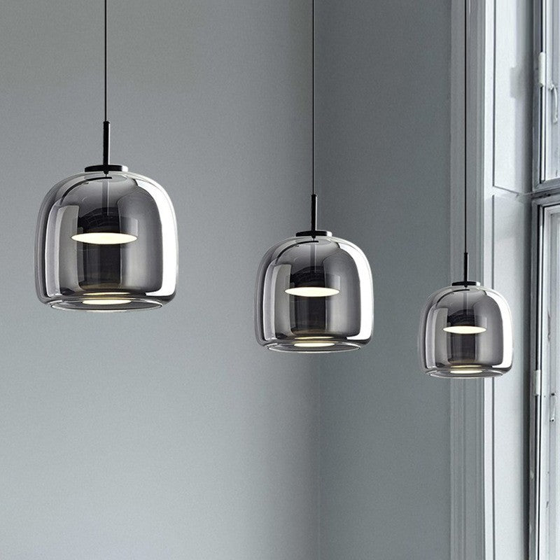 Luminara | Elegant Minimalist Glass Hanglamp voor Woonkamer en Eetkamer 5