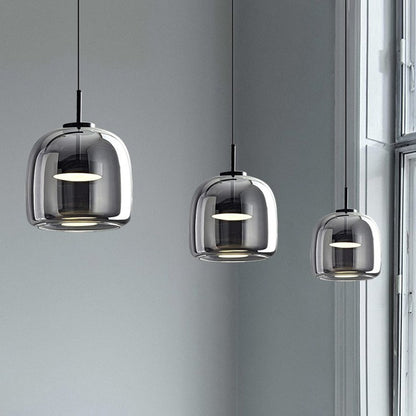 Luminara | Elegant Minimalist Glass Hanglamp voor Woonkamer en Eetkamer 5