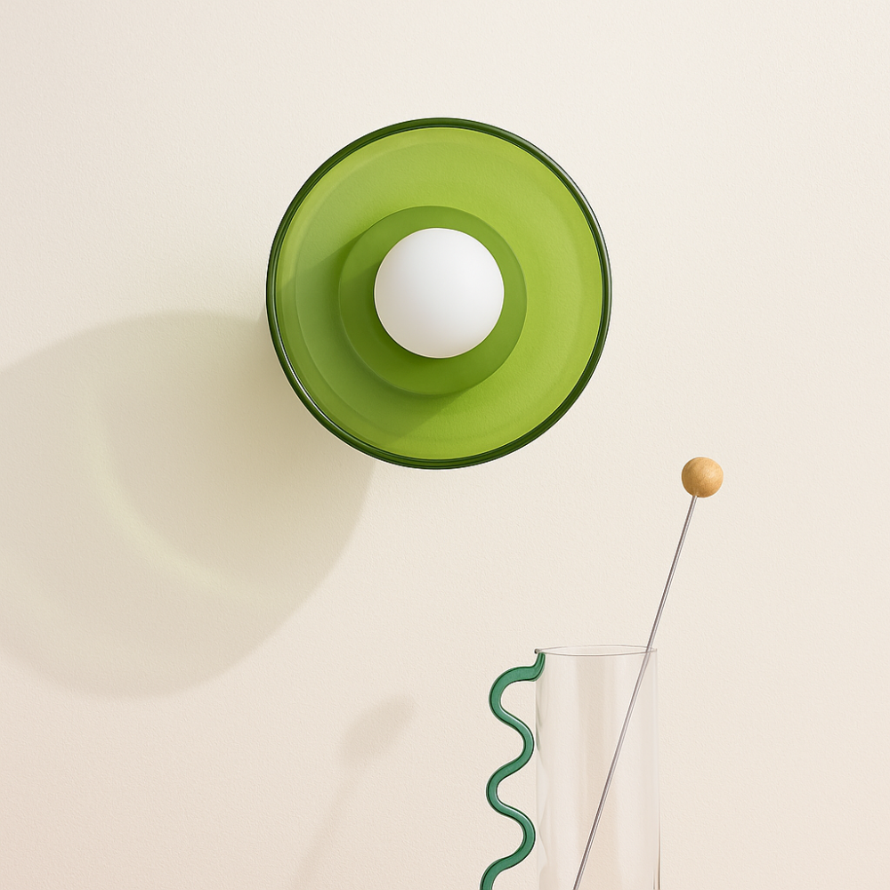 Minimalistische Glazen Plafondlamp - Scandinavisch Design & Duurzaam