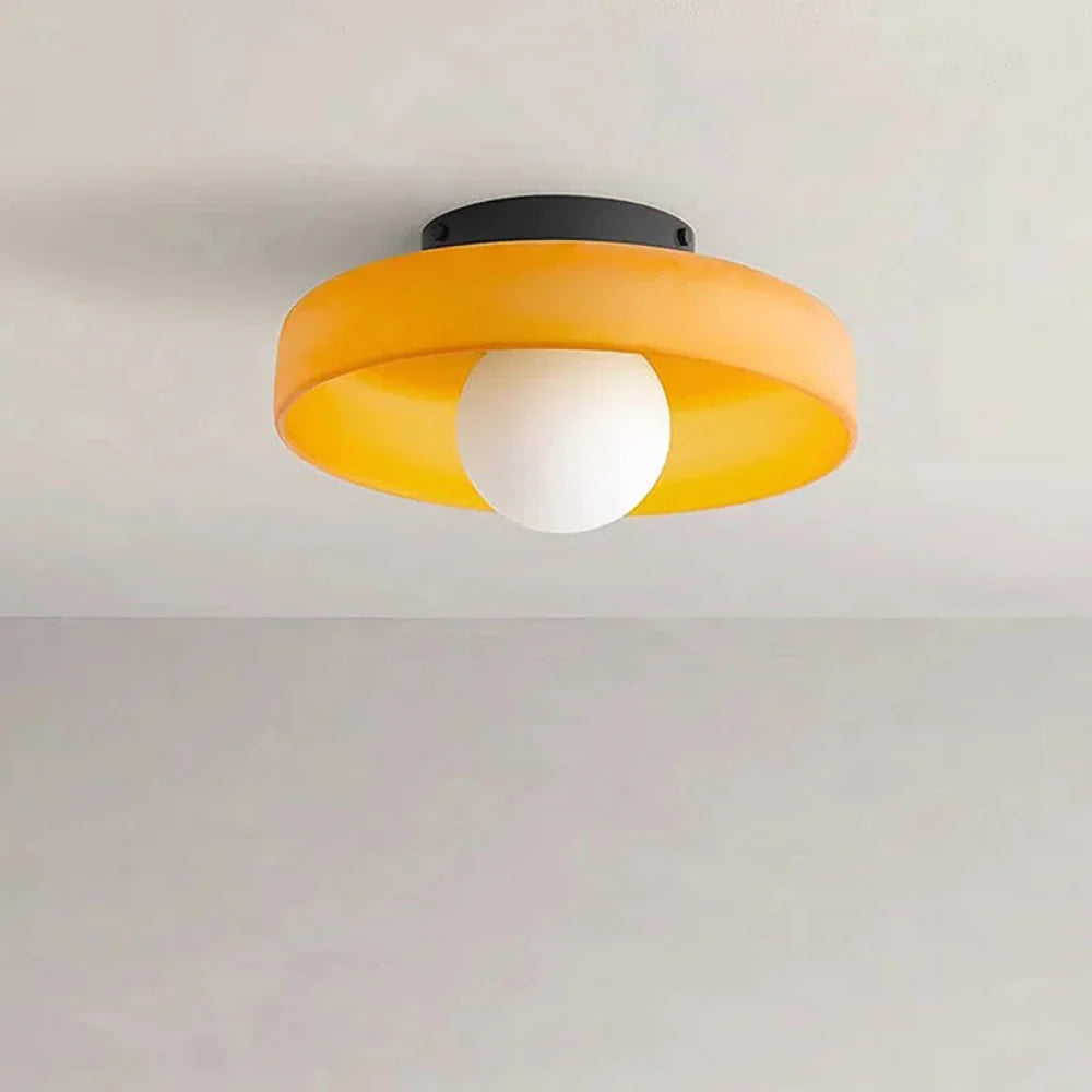 Minimalistische Glazen Plafondlamp - Scandinavisch Design & Duurzaam