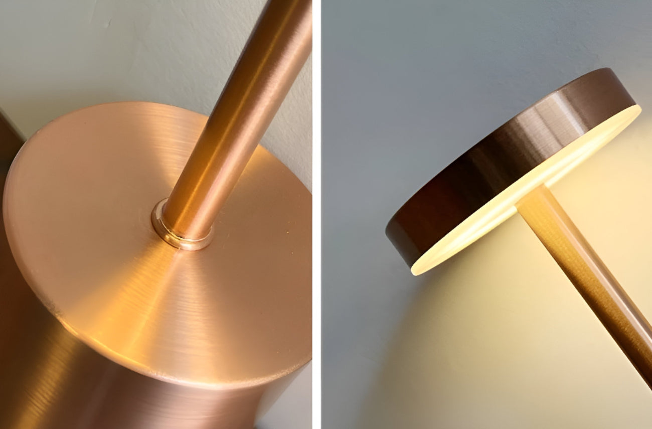 RetroGlow – Retro LED Tafellamp met Dimbare USB-oplaadbare Verlichting