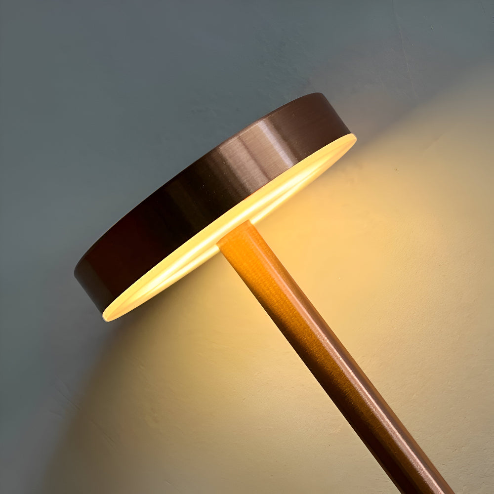 RetroGlow – Retro LED Tafellamp met Dimbare USB-oplaadbare Verlichting