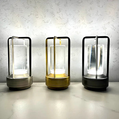 Lunero Draadloze Lantaarnlamp – Moderne LED Tafellamp voor Binnen & Buiten