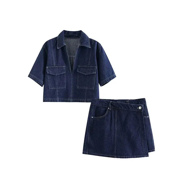 Emma | Moderne Slim Fit Denim Set 1