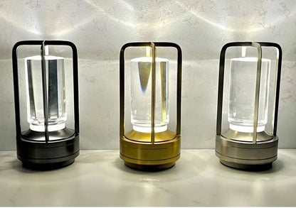 Lunero Draadloze Lantaarnlamp – Moderne LED Tafellamp voor Binnen & Buiten