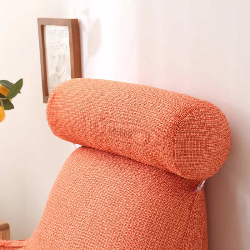 LuxeNest | Ergonomic Comfortable Reading Cushion with Side Pocket 14