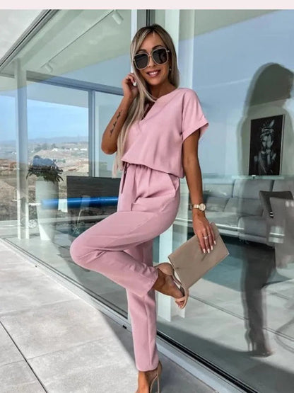 Emma | Ontspannen Jumpsuit met Tailleband 10