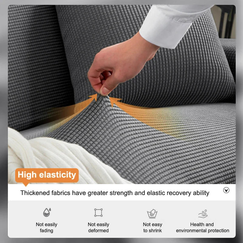 Sofa hoes – Elastische hoes van polyester & spandex, anti-slip, waterafstotend