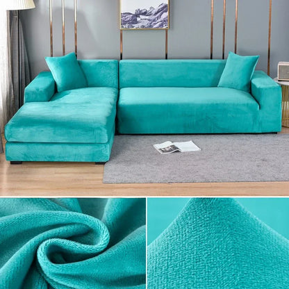 Velura – Stretch fluwelen bankhoes voor sofa’s en hoekbanken | Luxe bescherming tegen vlekken & slijtage