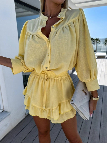 Emma | Elegante Flirterige Blouse met Kort Broekje 3
