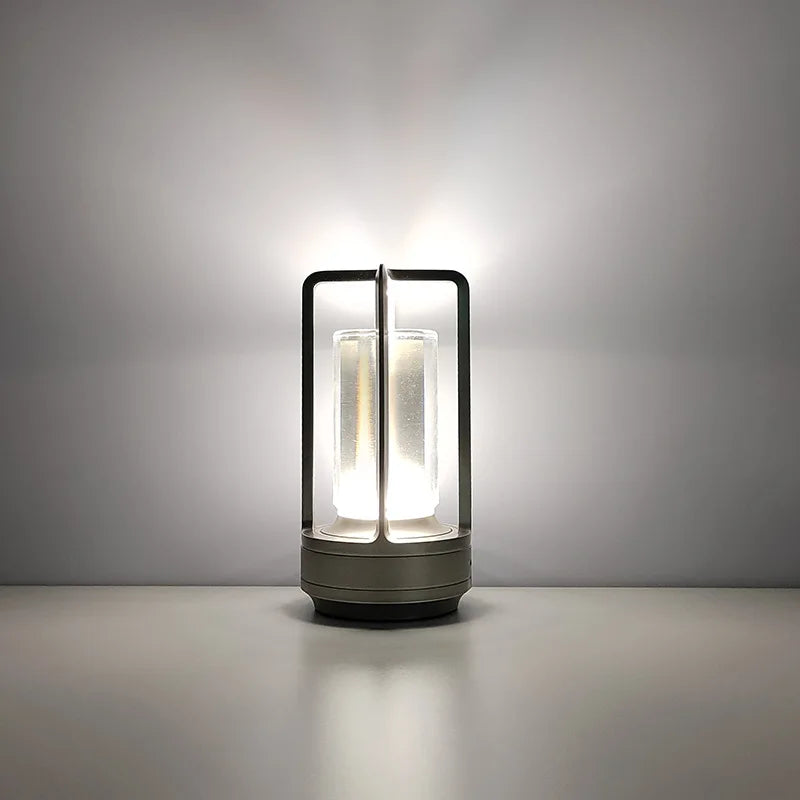 Lunero Draadloze Lantaarnlamp – Moderne LED Tafellamp voor Binnen & Buiten