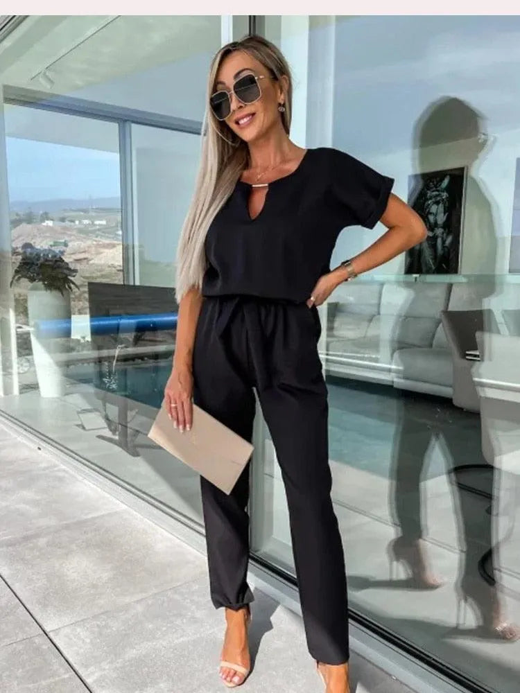 Emma | Ontspannen Jumpsuit met Tailleband 4