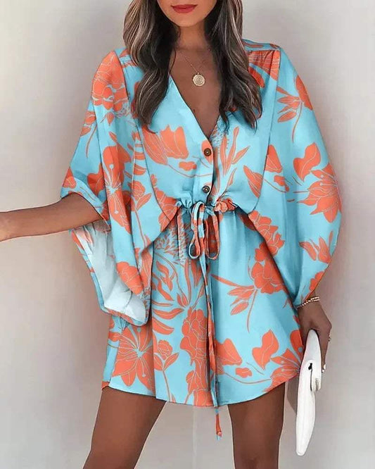 Emma | Elegante Bloemenprint Blazerjurk 1