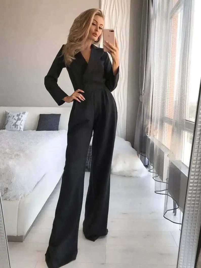 Emma | Elegante Lange Mouwen Jumpsuit 1