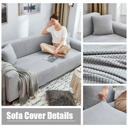 Moderne Sofahoes – Beschermhoes voor de bank in Donkergrijs, Groen, Lichtgrijs of Zwart