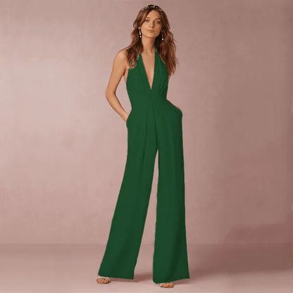 Emma | Casual Wijd Jumpsuit van Hoogwaardige Materialen 3