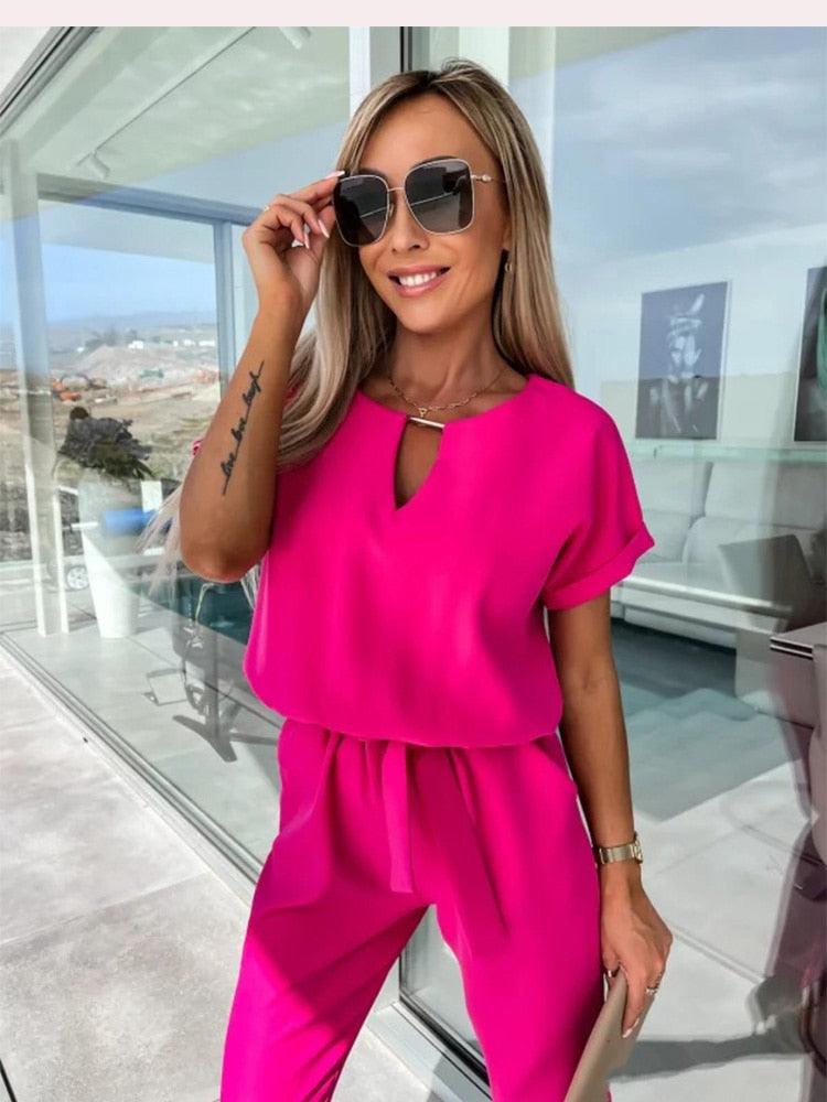 Emma | Ontspannen Jumpsuit met Tailleband 8