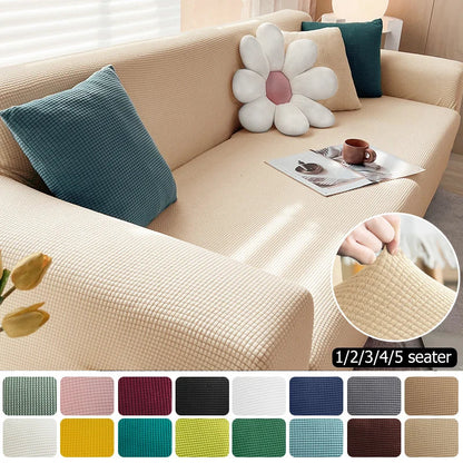 Sofa hoes – Elastische hoes van polyester & spandex, anti-slip, waterafstotend