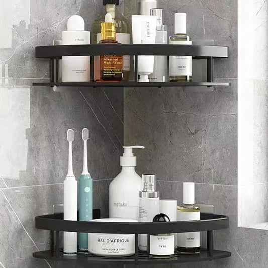 AlumiFix Douche Hoekrek – Aluminium Wandplank zonder Boren