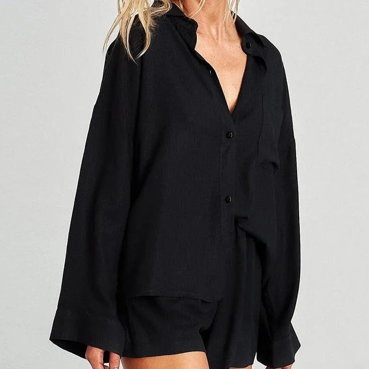 Emma | Comfortabele Zachte Damesblouse en Broekje 5