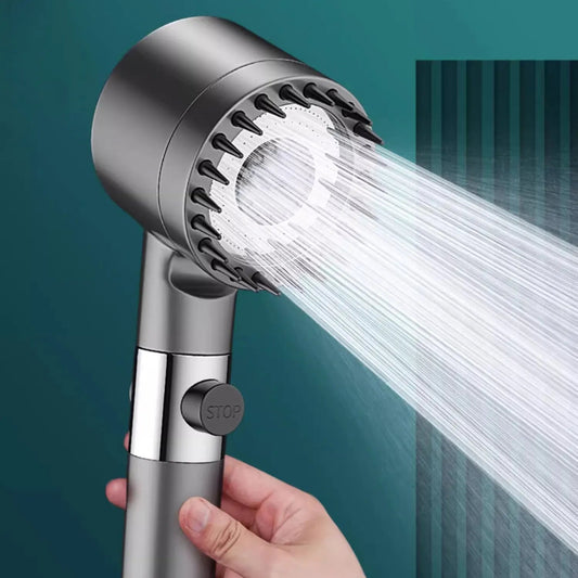 Douchkop met filter – Massagefunctie, krachtig waterstraal, ABS kunststof, 24 cm