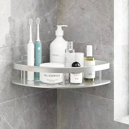 AlumiFix Douche Hoekrek – Aluminium Wandplank zonder Boren