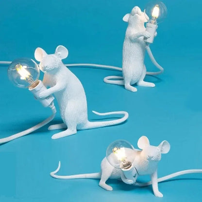 Lumo Mouse Tafellamp – Decoratieve Muislamp met Sculpturale Uitstraling