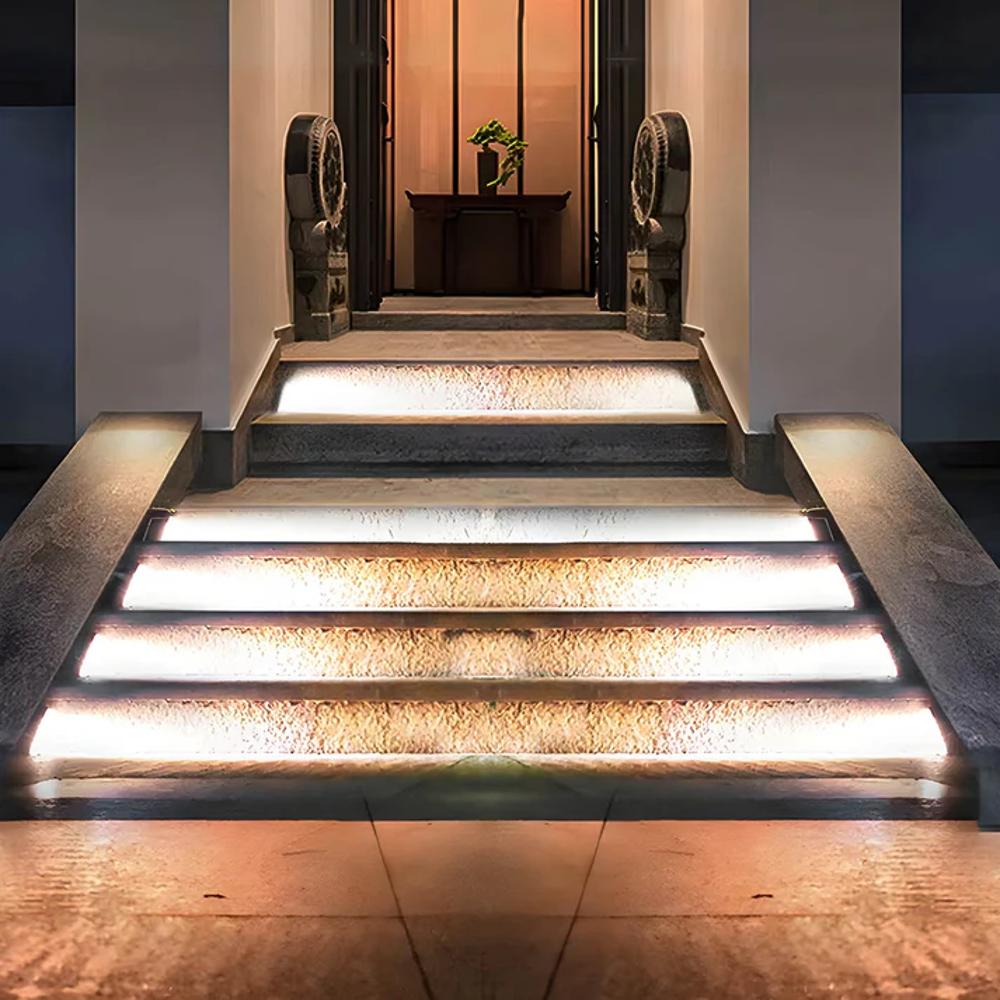 Luxe Solar LED Trapverlichting - Veilige & Stijlvolle Buitenverlichting RVS