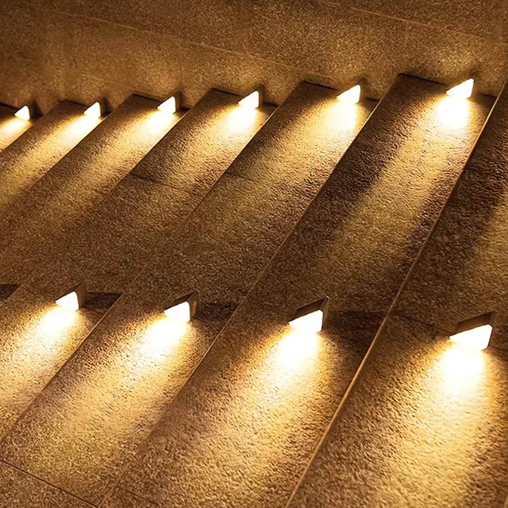 Luxe Solar LED Trapverlichting - Veilige & Stijlvolle Buitenverlichting RVS