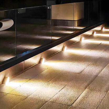 Luxe Solar LED Trapverlichting - Veilige & Stijlvolle Buitenverlichting RVS