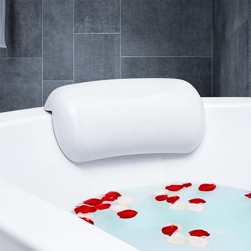 AquaCushion | Luxe Waterdichte Badkussen met Ondersteunende Hoofdsteun 4