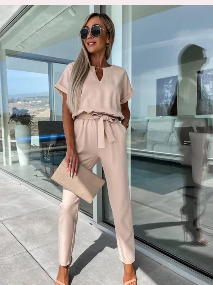 Emma | Ontspannen Jumpsuit met Tailleband 6