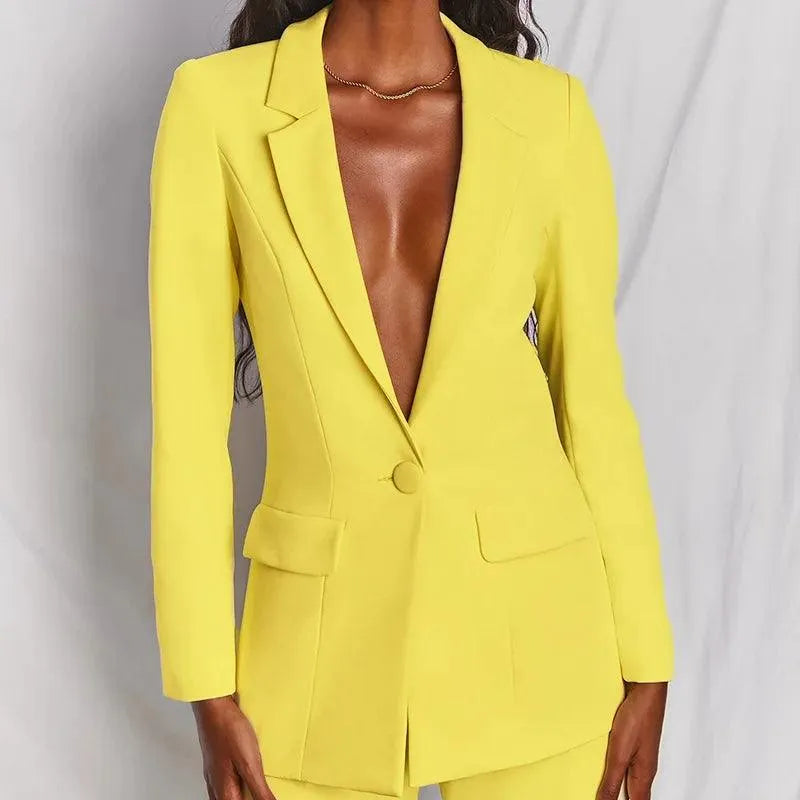 Olivia | Stijlvolle Casual Blazer En Broek Set Voor Dames 11