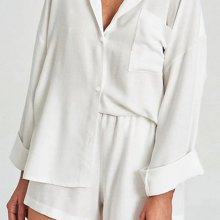 Emma | Comfortabele Zachte Damesblouse en Broekje 4