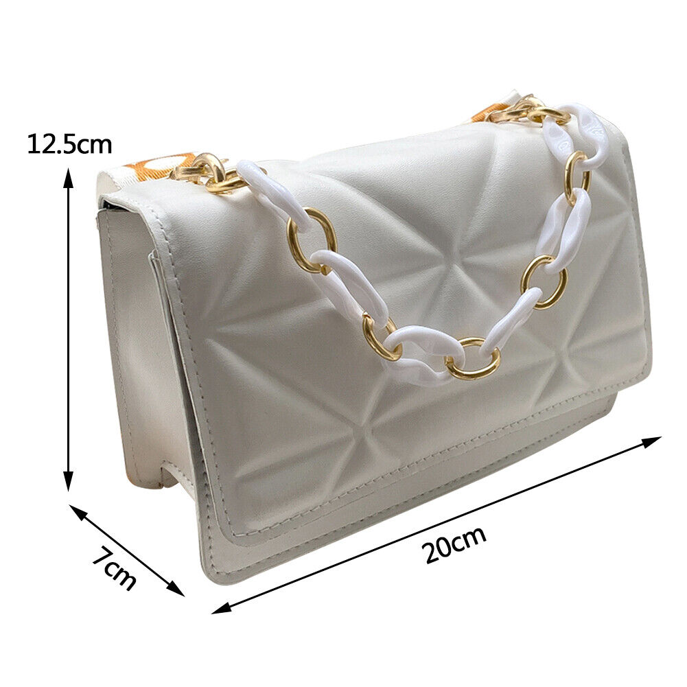 Dames handtas – gewatteerd, met kettingriem, crossbody, stijlvol