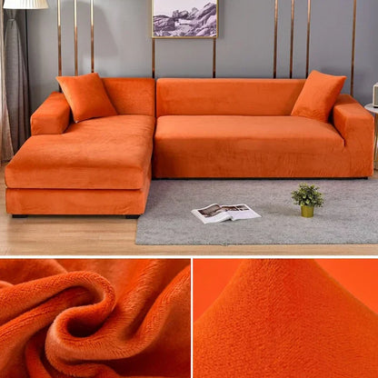 Velura – Stretch fluwelen bankhoes voor sofa’s en hoekbanken | Luxe bescherming tegen vlekken & slijtage