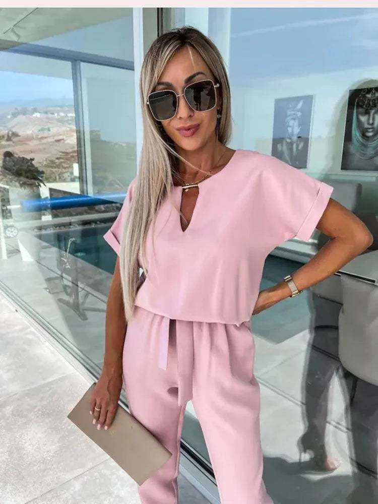 Emma | Ontspannen Jumpsuit met Tailleband 9