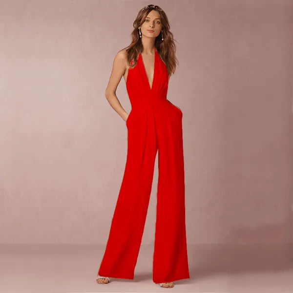 Emma | Casual Wijd Jumpsuit van Hoogwaardige Materialen 8