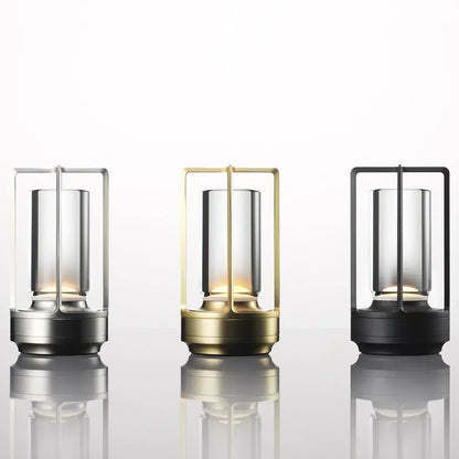 Lunero Draadloze Lantaarnlamp – Moderne LED Tafellamp voor Binnen & Buiten